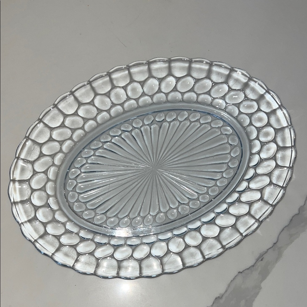 Bubble Glass Serving Platter